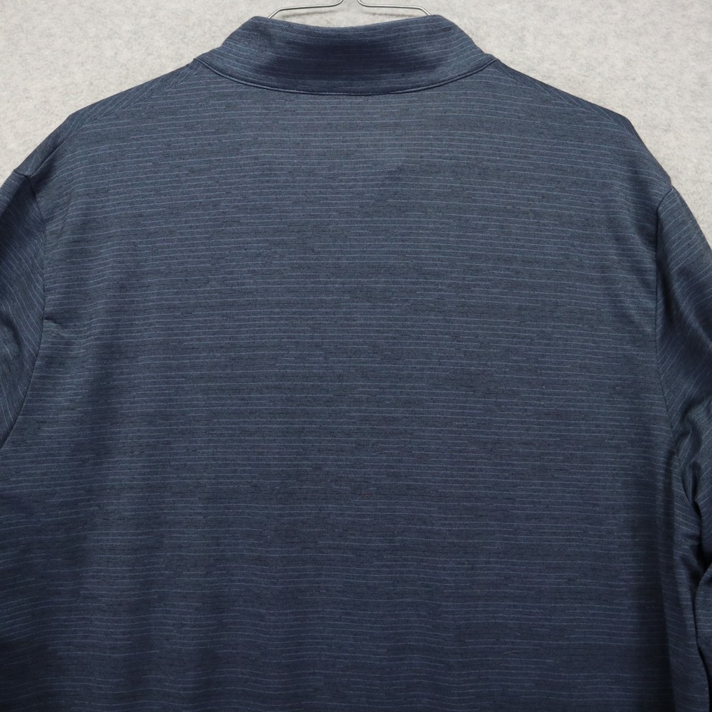 Travis Mathew 1/4 Zip Pullover Mens Large Active Golf Mock Neck Blue Long Sleeve - Picture 13 of 13